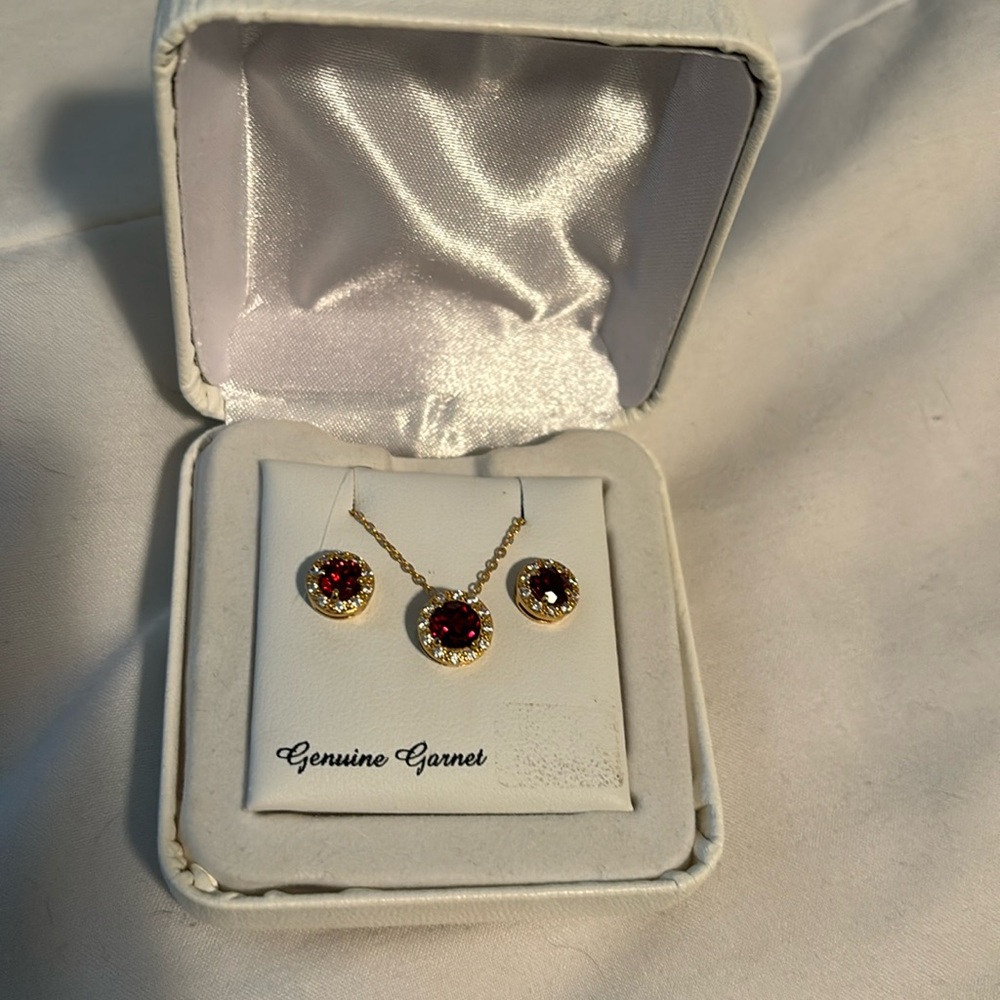 Brand new earrings and necklace.